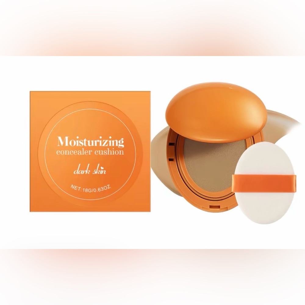 Moisturizing Concealer Cushion Foundation for Dark Skin (Comparable to Tirtir)